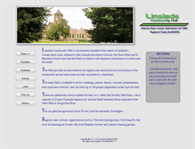 Tablet Screenshot of linslade-community-hall.org.uk